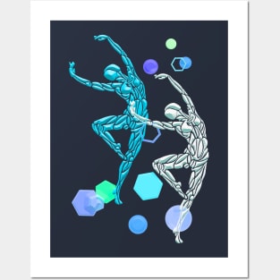 Blue Dancer Posters and Art